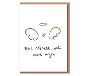 Mae nefoedd wedi ennill angel (angel wings)