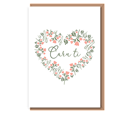 Caru Ti (floral heart wreath)