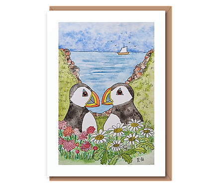 Puffins – (text free)