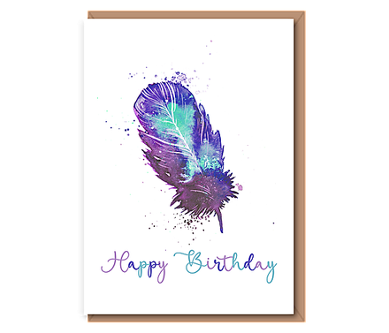Feather – Happy Birthday