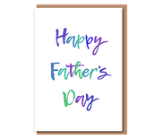 Happy Father's Day (cool tone text)