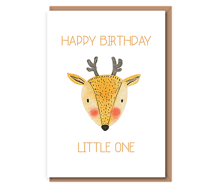Deer – Happy Birthday Little One