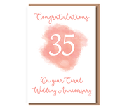Coral Anniversary (35 years)