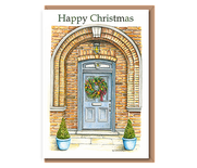 "Festive front door" Happy Christmas