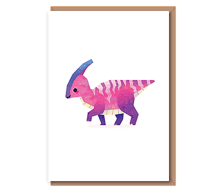 Pink dino – “Parasaurolophus”