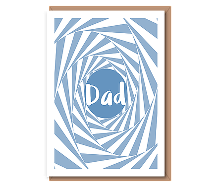 Dad – blue spiral