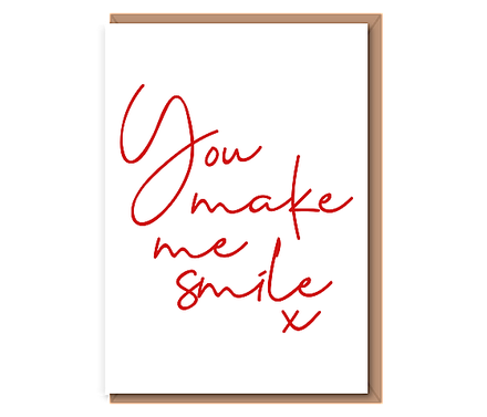 You make me smile