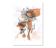 Abstract sunflower line