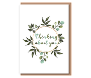 Thinking about you – foliage wreath