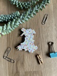 65Mm wooden magnet – Map of Wales