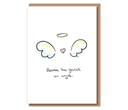 Heaven gained an angel (angel wings)