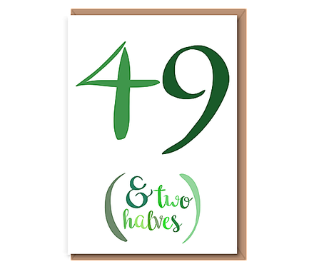 49 (& Two halves) greens – 50th