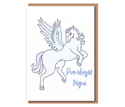 “Mythical Magic pegasus” Pen–blwydd Hapus