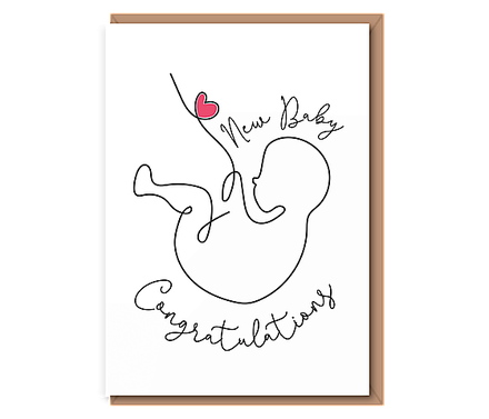 New Baby – Congratulations (matching wrap available)