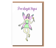 “Mythical Magic Fairy” Pen–blwydd Hapus