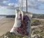 Organic Tote Bag – Red map of Wales