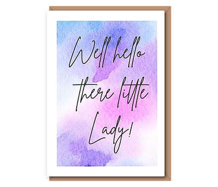 Well hello there little lady!