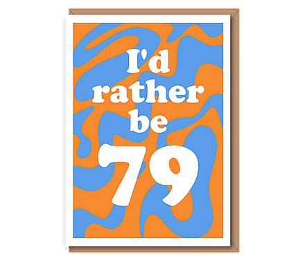 I'd rather be....(orange & blue)