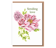 “Dreamy Peony” (large Peony &rose /leaves) Sending love