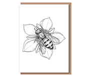 “Honey Bee On Bramble”