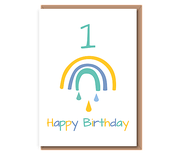 1 – Happy Birthday (rain rainbow)
