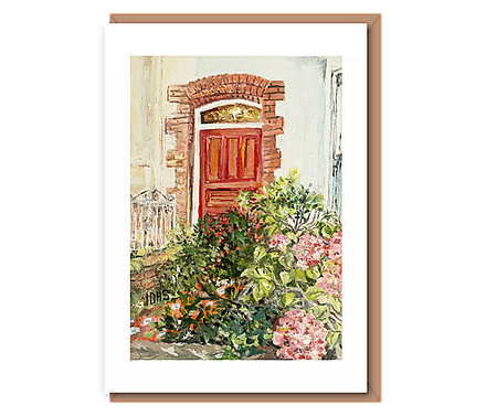 “Red front door (text free)”