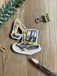 65Mm wooden magnet – Digger