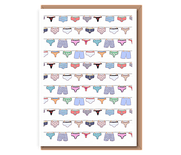 “Undies On The Line” – A6 Card