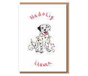Christmas Dalmation – Nadolig Llawen