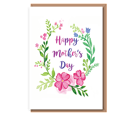Happy Mother's Day (pink floral)