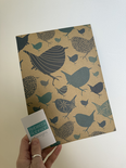 Blue Wren wrapping paper (matching notebooks available)