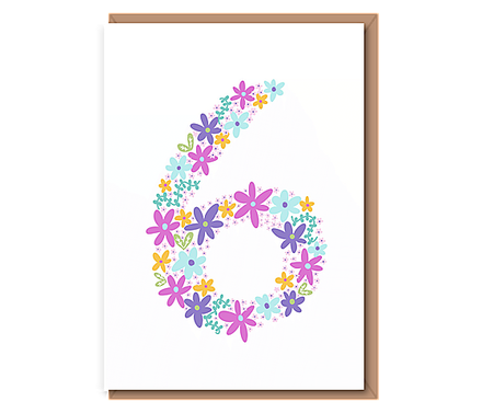 Floral Birthday – age 6