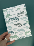 A5 Otter notebook (matching wrapping paper available)