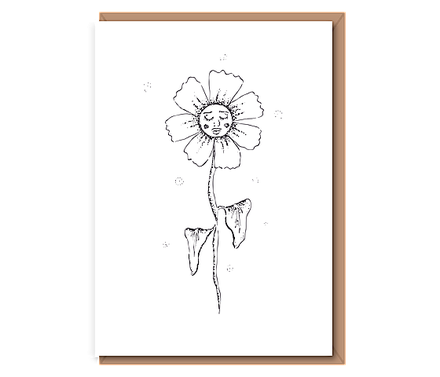 “Peace Daisy” 1 Flower w/ Face