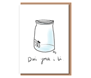 Dwi yma i ti –(spider in a jar)