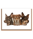 “Farm Dogs” – landscape 3 dogs