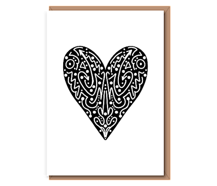 Dark Doodle Love – Black