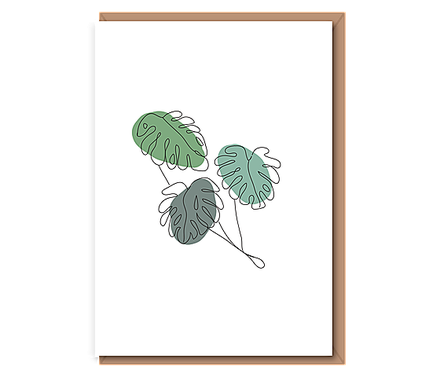 Boho monstera