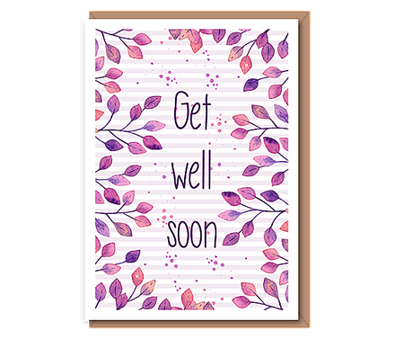Get Well Soon (white border)
