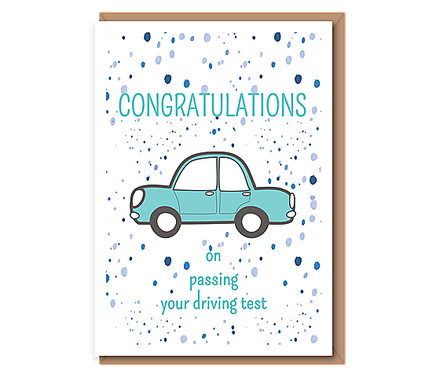 CONGRATULATIONS on passing your driving test