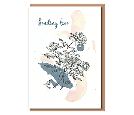 Blooming Slate & Caramel – Sending Love