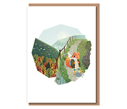 Hiking fox – “Going on an Adventure”