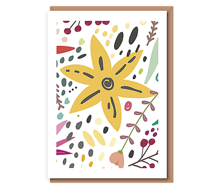 Zoomed on yellow flower