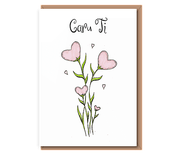 “Blooming Love Quad” 4 Hearts Flowers – Caru Ti