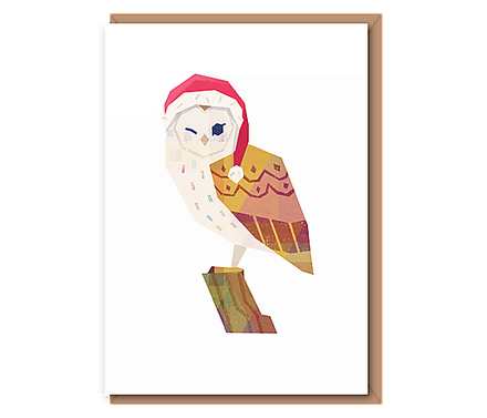 Christmas Barn Owl