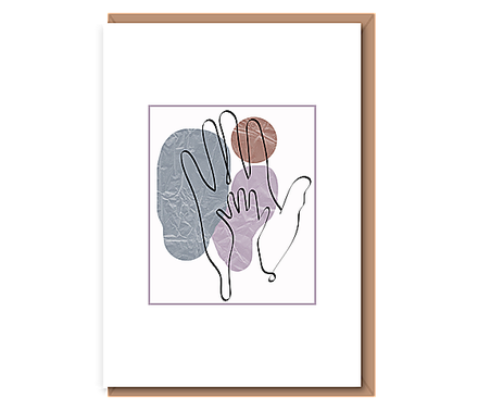 Boho parent/child hands