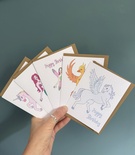 "Mythical Magic set of 5 x Happy Birthday (nude multi–pack)