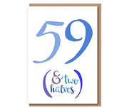 59 (& Two halves) – blue – 60th