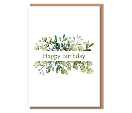 Happy Birthday (foliage explosion)