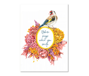 (Golden Finch) Nature sings when you smile